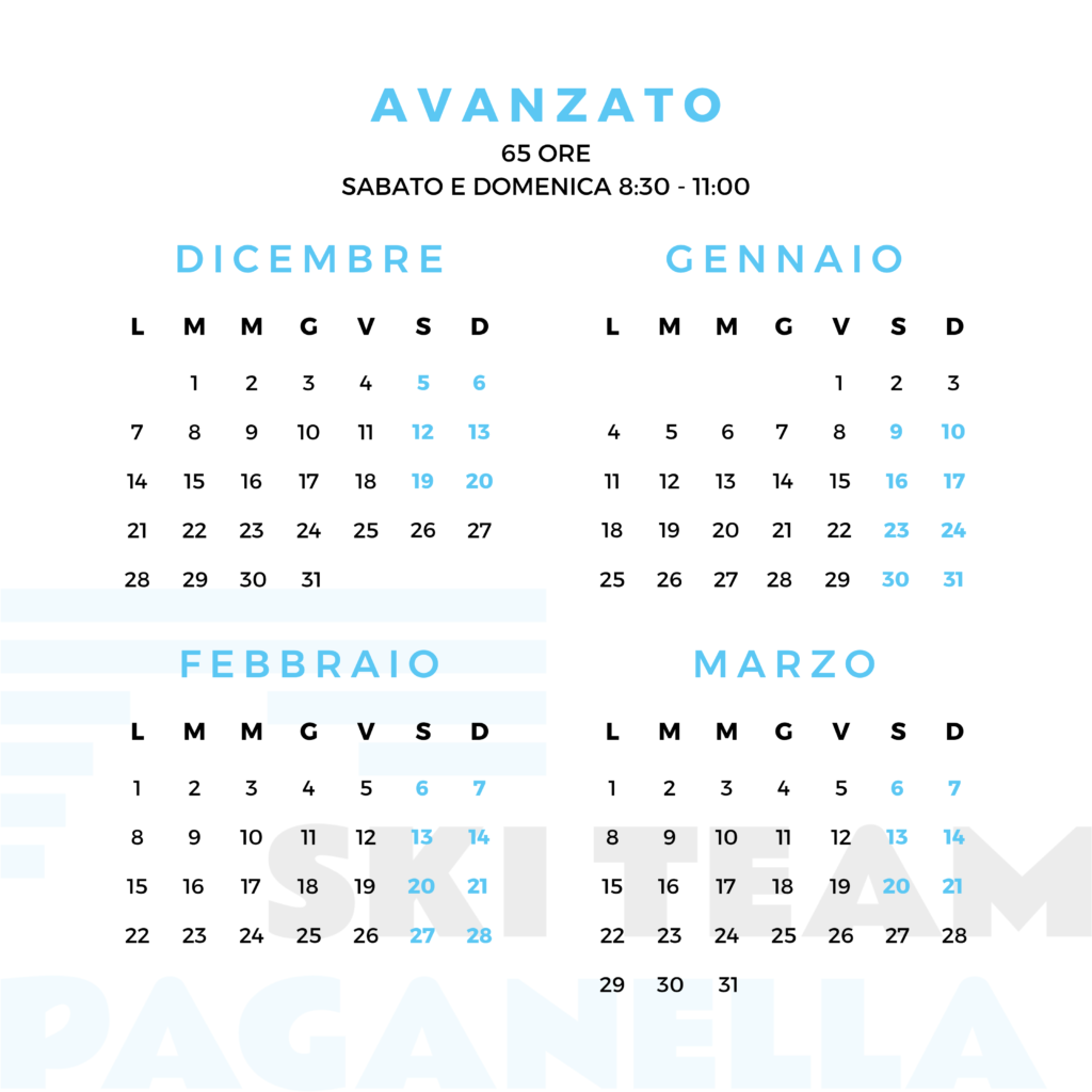 CORSO AVANZATO